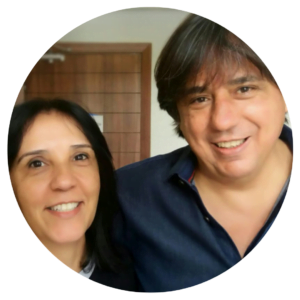 Janete Moreno e Máximo Ghirello